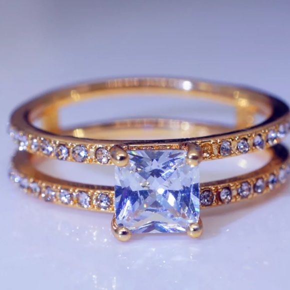 New In 14K Gold Filled Double Band Ring - Picture 7 of 8